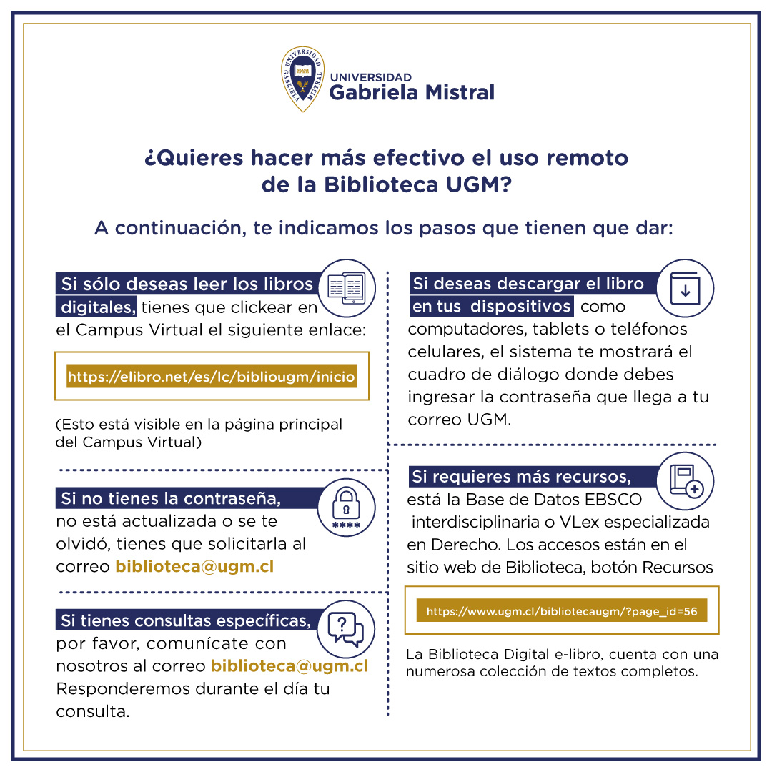Imagen de la noticia: Biblioteca entrega indicaciones para potenciar el acceso a sus prestaciones en línea