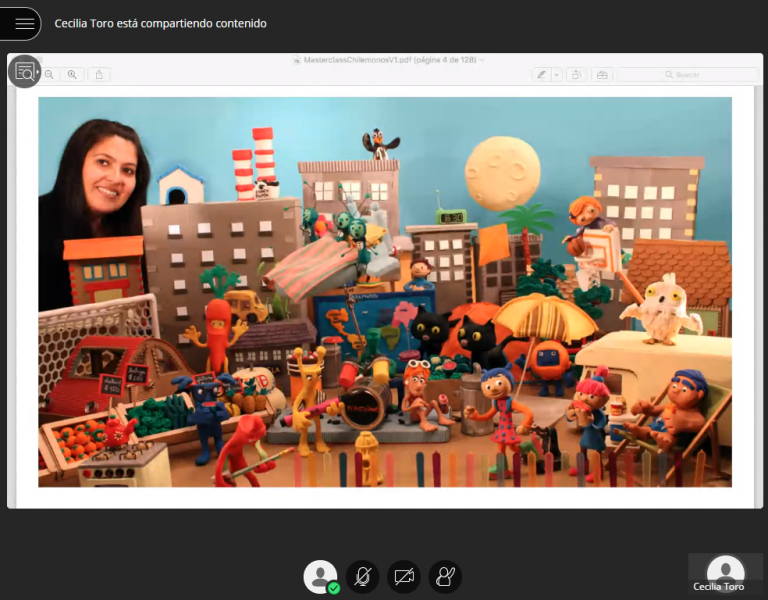 Foto 3 de 3: Realizadora de producciones en stop motion participa en masterclass de Animación y Diseño