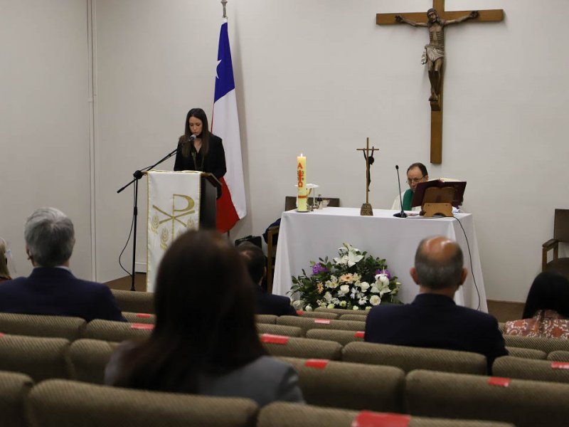 Foto 5 de 11: Autoridades universitarias participan en misa por el aniversario de la UGM