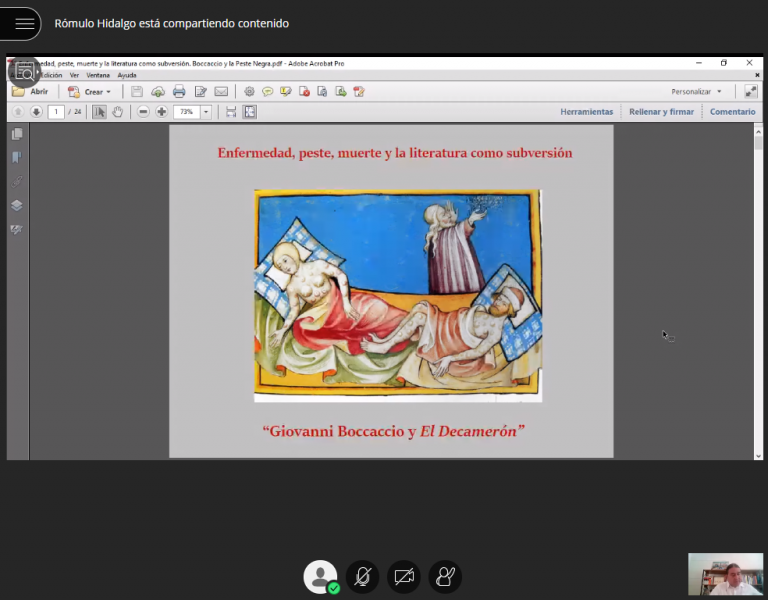 Foto 1 de 3: Seminario Permanente del CEM aborda la obra de Boccaccio