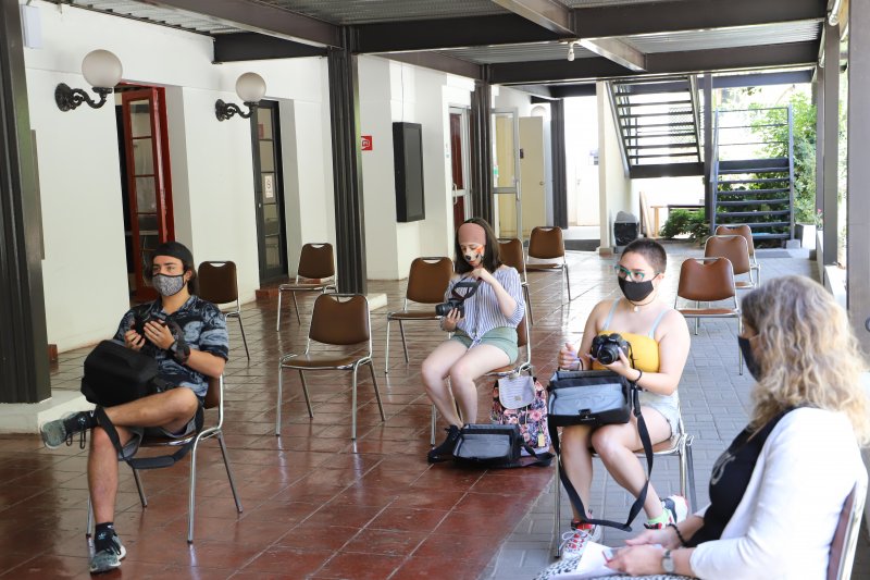 Foto 3 de 4: UGM realiza actividad presencial con estudiantes nuevos luego de un año de clases a distancia
