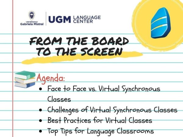 UGM Language Center realizó el workshop: “From the board to the screen”