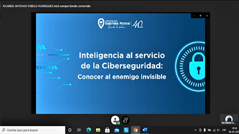 Foto 1 de 7: Webinar sobre ciberseguridad abordó amenazas virtuales a personas y organizaciones
