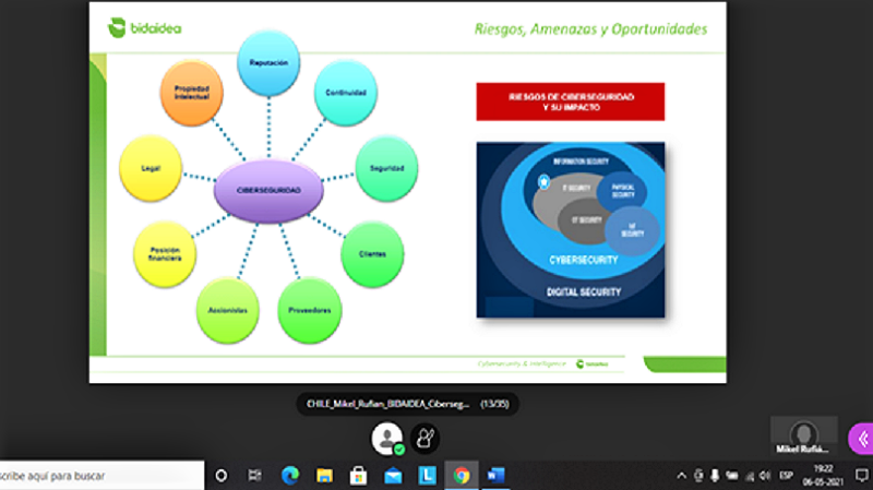 Foto 7 de 7: Webinar sobre ciberseguridad abordó amenazas virtuales a personas y organizaciones