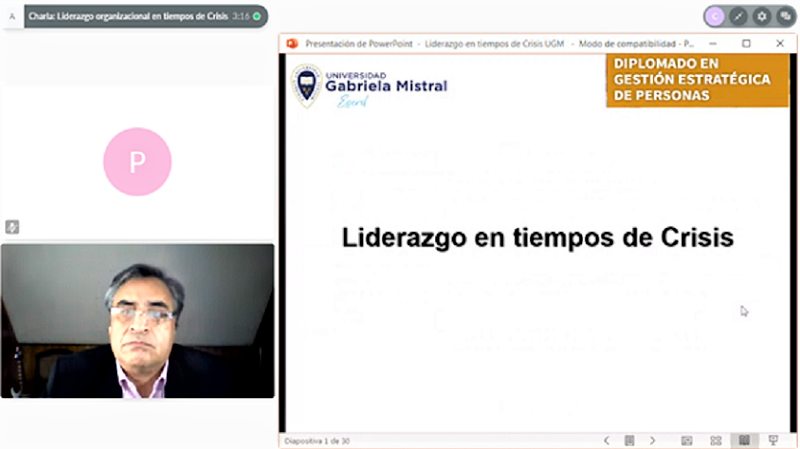Foto 5 de 7: Postgrados de Universidad Gabriela Mistral realizó conversatorios online con destacados expertos