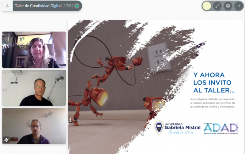 Foto 1 de 2: Escuela de Arquitectura, Diseño y Artes Digitales realizó “Taller de Creatividad Digital”