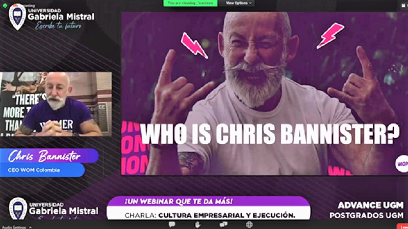 Foto 3 de 6: Chris Bannister, ex CEO de WOM Chile, relató las claves del funcionamiento de la compañía