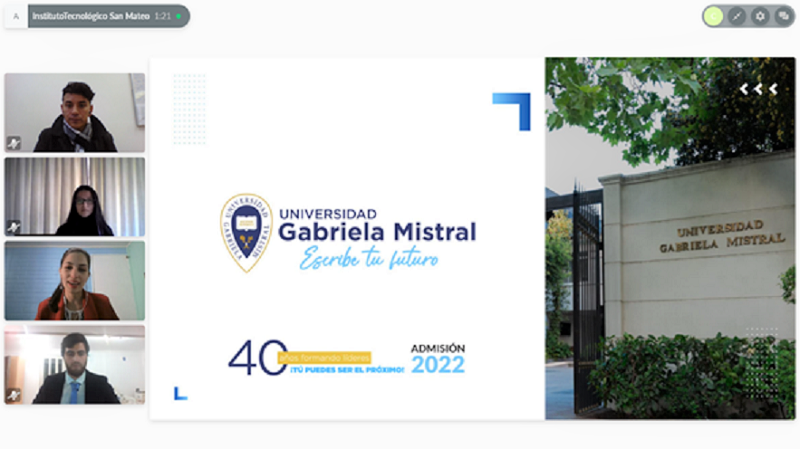 Foto 6 de 7: Estudiantes de Universidad Gabriela Mistral iniciaron ciclo de charlas de educación financiera a escolares