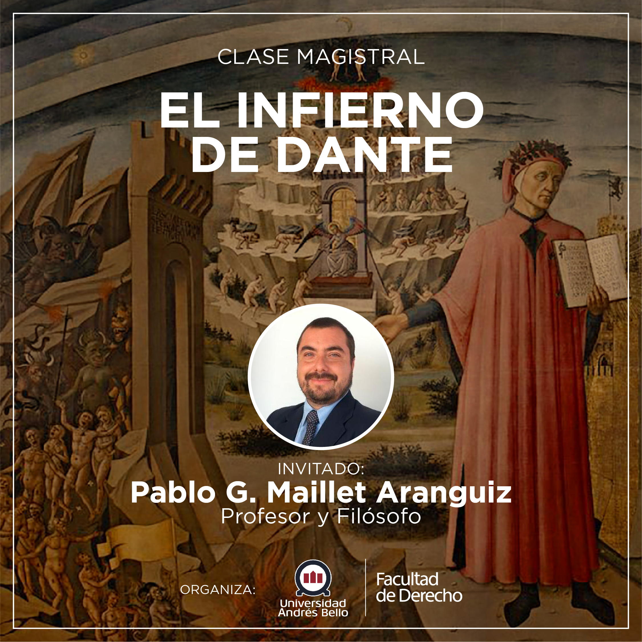 Imagen de la noticia: Profesor UGM realizó charla magistral online “El infierno de Dante” en Universidad Andrés Bello