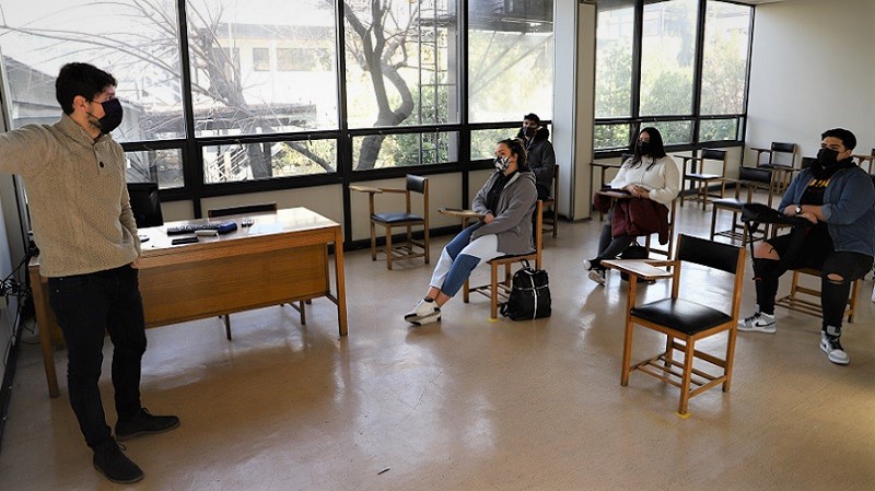 Foto 10 de 11: UGM comenzó retorno gradual a las clases presenciales