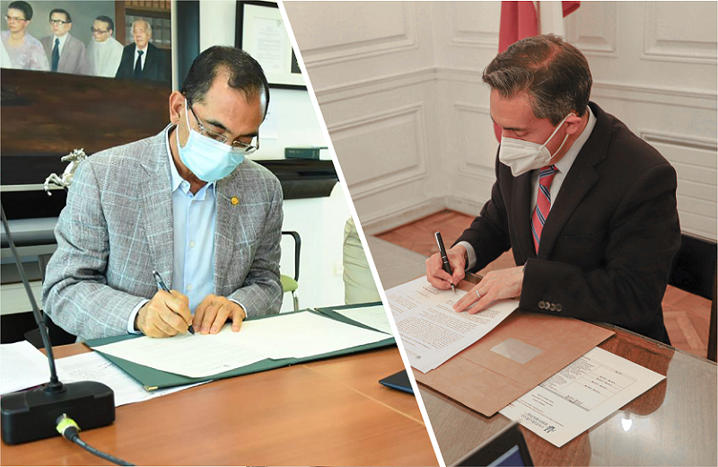Imagen de la noticia: Universidad Gabriela Mistral firmó convenio de colaboración con la Universidad Simón Bolívar de Colombia