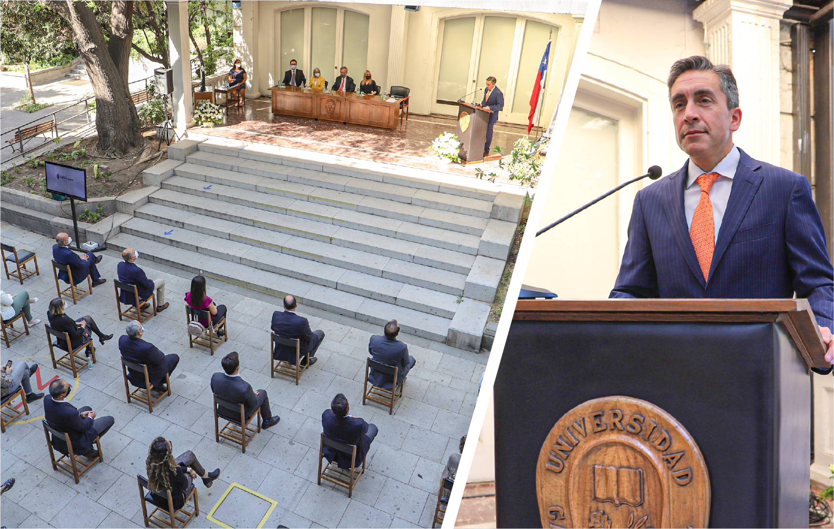 Imagen de la noticia: Rector Sergio Mena realizó la Cuenta del Rector del período 2020-2021