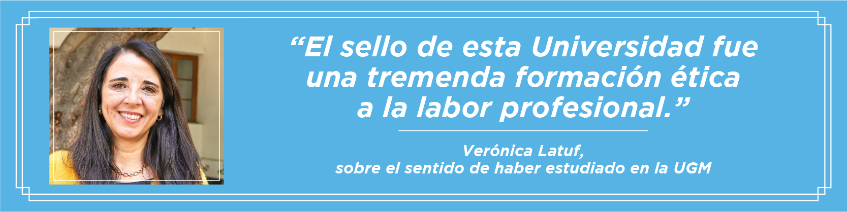 Imagen de la noticia: Verónica Latuf: “La psicología trabaja con el alma de las personas, lo que implica una gran responsabilidad a nivel social”