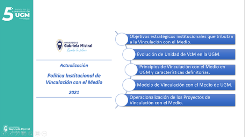 Foto 5 de 10: Vinculación con el Medio UGM realizó primera sesión de su Consejo Asesor Externo