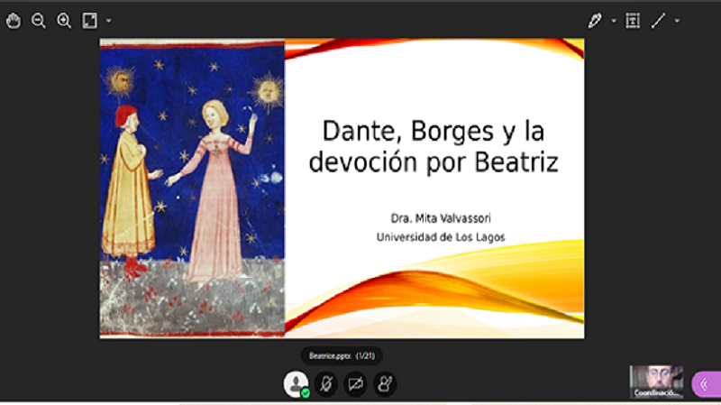 Foto 1 de 9: Seminario Permanente del CEM UGM abordó conexión entre Dante Alighieri y Jorge Luis Borges