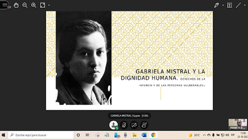 Foto 2 de 13: La Cátedra Gabriela Mistral marcó el inicio de la celebración de los 40 años de la UGM