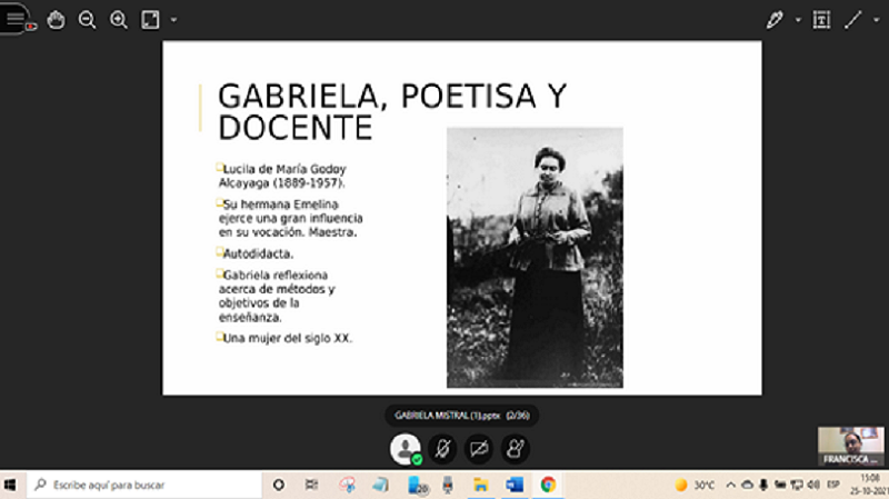 Foto 3 de 13: La Cátedra Gabriela Mistral marcó el inicio de la celebración de los 40 años de la UGM