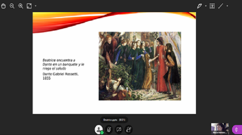 Foto 5 de 9: Seminario Permanente del CEM UGM abordó conexión entre Dante Alighieri y Jorge Luis Borges