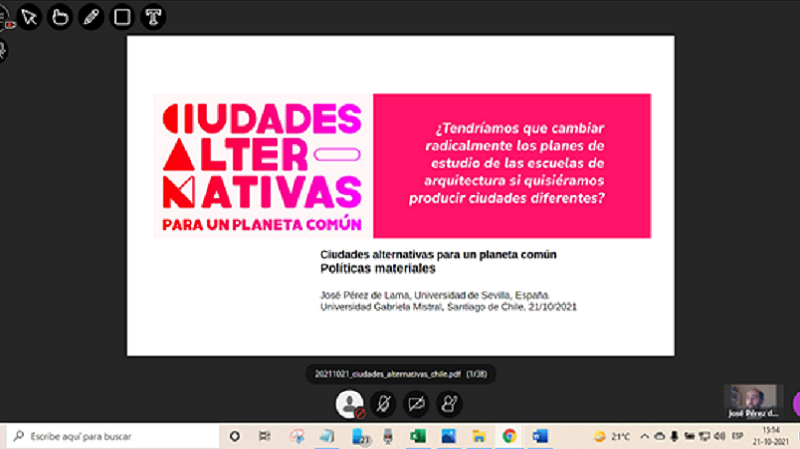 Foto 5 de 12: Arquitectura realizó segunda jornada del ciclo “Ciudades Alternativas para un planeta común”