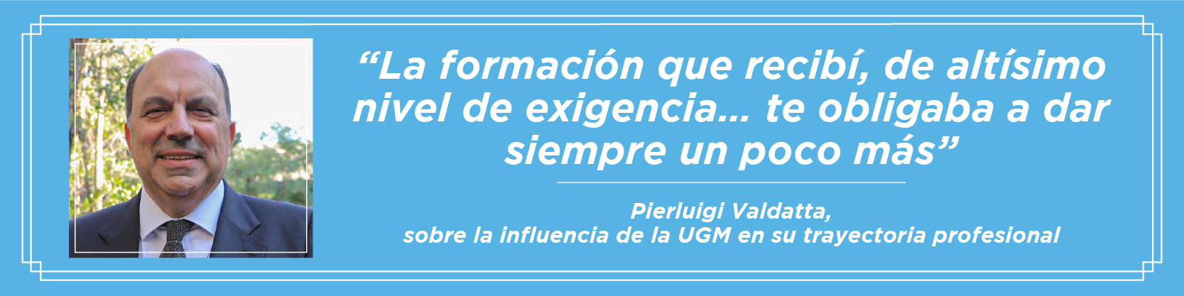 Imagen de la noticia: Profesor Pierluigi Valdatta recibió medalla “40 Años UGM” por su aporte académico y vínculo con la U. Gabriela Mistral