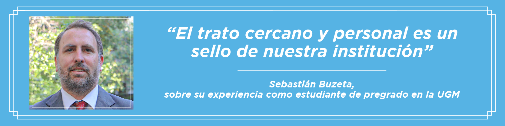Imagen de la noticia: Sebastián Buzeta, Director del Instituto de Humanidades, Educación y Cultura, fue distinguido con la medalla “40 Años UGM”