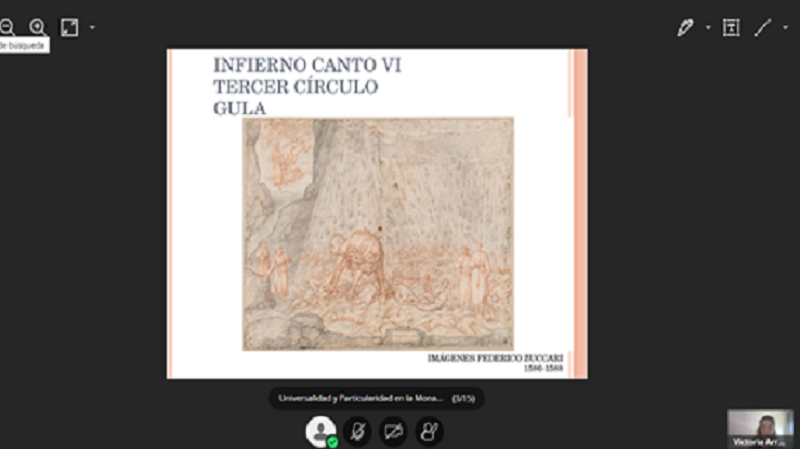 Foto 5 de 6: Seminario Permanente del Centro de Estudios Medievales cerró su ciclo de conferencias 2021 abordando la filosofía política de Dante Alighieri