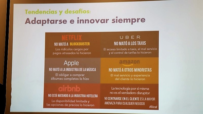 Foto 7 de 10: Juan Carlos Spencer, Gerente General de la Bolsa Electrónica de Chile, abordó el impacto de la tecnología e innovación en los negocios