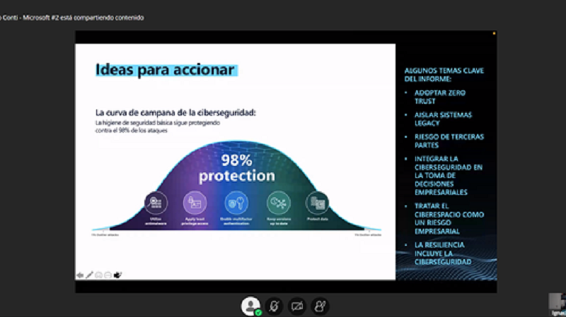 Foto 6 de 7: Seminario online de Ingenierías UGM abordó aspectos de ciberseguridad en Chile y el mundo