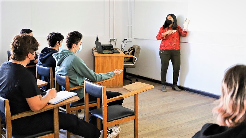 Foto 3 de 16: Universidad Gabriela Mistral inició sus clases presenciales para el período 2022