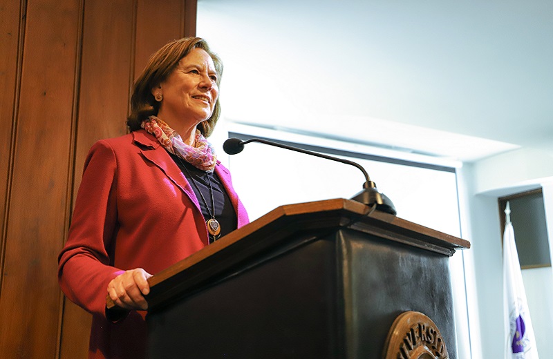 Imagen de la noticia: UGM inauguró Año Académico 2022 con Clase Magistral de la Presidenta de su Junta Directiva, Mariana Aylwin