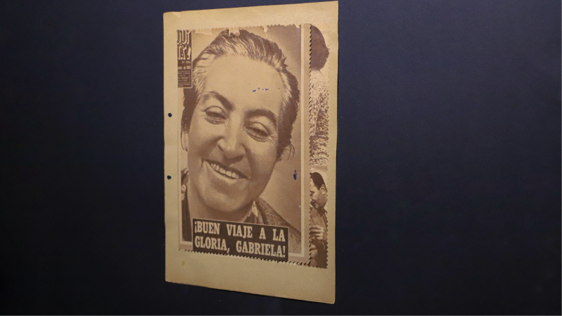 Foto 16 de 18: UGM aportó textos y cintas de audio para exposición sobre Gabriela Mistral inaugurada en la USS