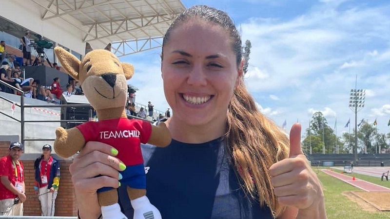 Foto 5 de 8: Natalia Duco, atleta nacional y estudiante UGM, ganó medalla de oro en Juegos Odesur 2022