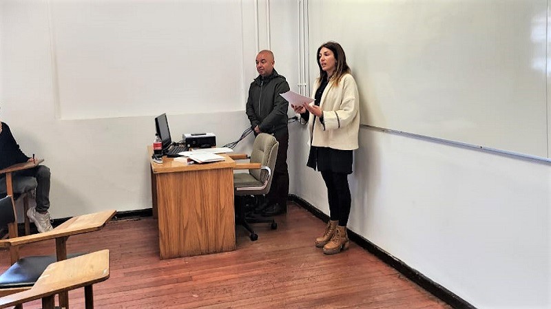 Foto 6 de 7: Estudiantes de Derecho UGM y de la Universidad de Morón de Argentina participaron en clase híbrida simultánea