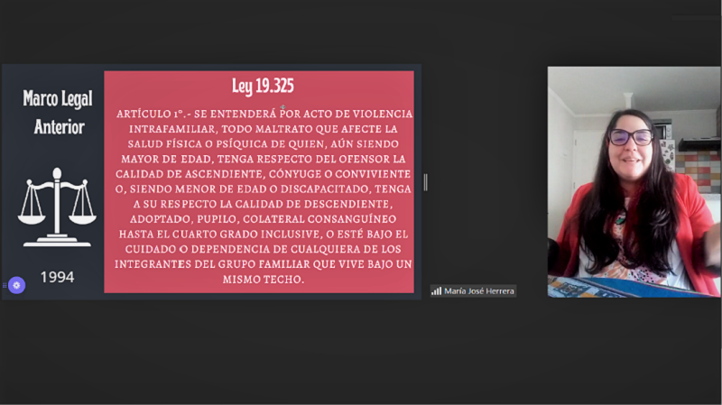Foto 4 de 11: Escuela de Psicología UGM y Fundación Honra realizaron Congreso online “Prevención Educativa temprana de las violencias que viven las y los jóvenes”