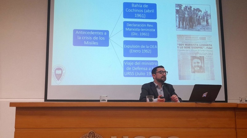 Imagen de la noticia: Director de Licenciatura en Historia UGM participó en seminario internacional sobre Crisis de los Misiles
