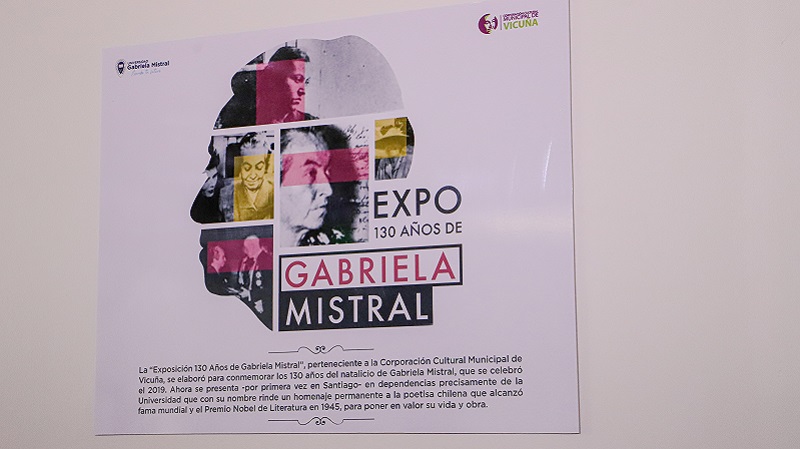 Foto 3 de 15: Universidad Gabriela Mistral inauguró “Exposición 130 Años de Gabriela Mistral”