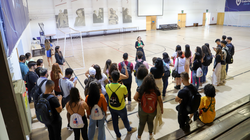Foto 5 de 12: Universidad Gabriela Mistral y Fundación InsideChile recibieron a estudiantes de intercambio de Brasil