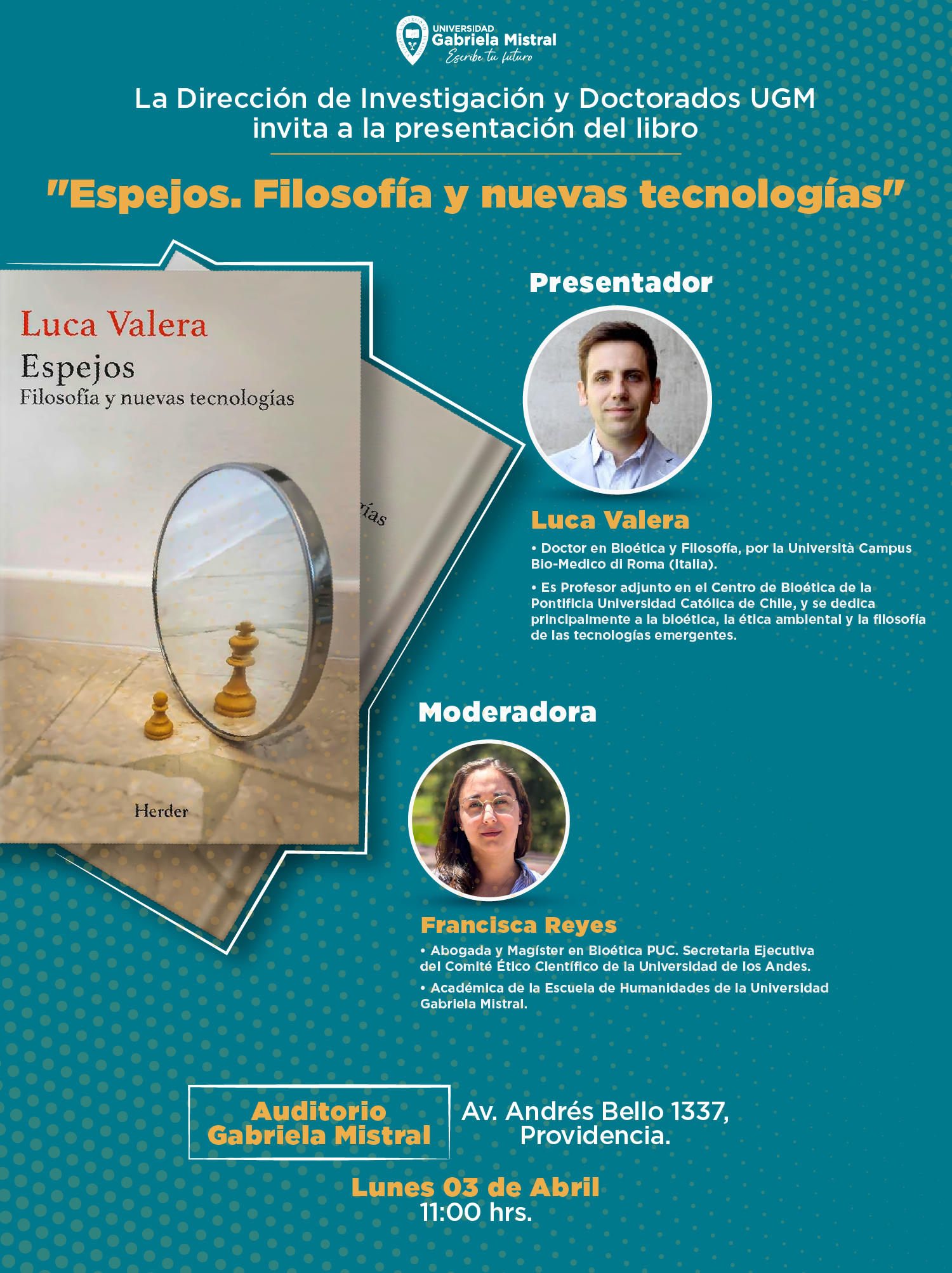 Imagen de la noticia: Presentación del libro: "Espejos. Filosofía y nuevas tecnologías"
