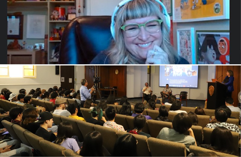 Imagen de la noticia: Destacada directora de series de animación Meeka Stuart brindó masterclass para estudiantes de Diseño y Artes Digitales UGM