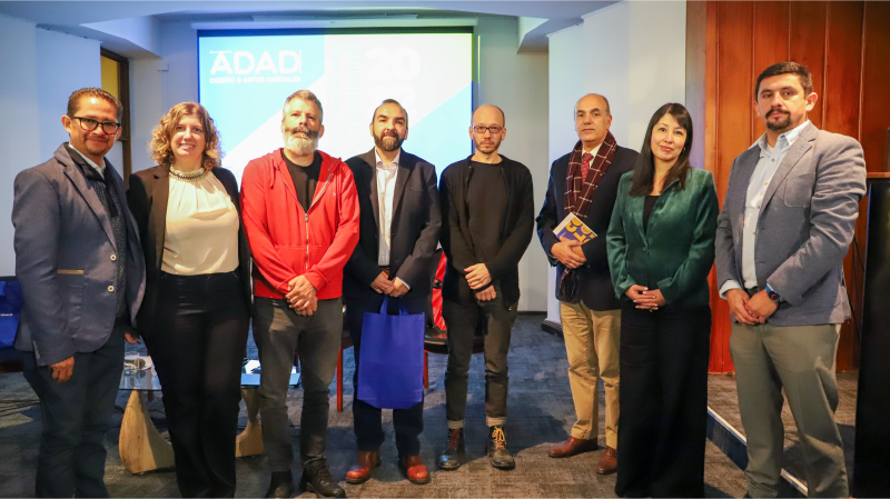 Foto 8 de 10: Escuela de Diseño y Artes Digitales presentó el texto “Actas del Coloquio” y realizó conversatorio sobre la promoción de estrategias en investigación
