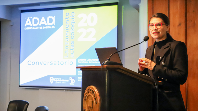 Foto 3 de 10: Escuela de Diseño y Artes Digitales presentó el texto “Actas del Coloquio” y realizó conversatorio sobre la promoción de estrategias en investigación