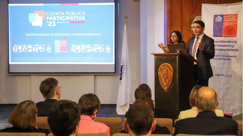 Imagen de la noticia: Superintendencia de Insolvencia y Reemprendimiento realizó su Cuenta Pública Participativa 2023 en la UGM