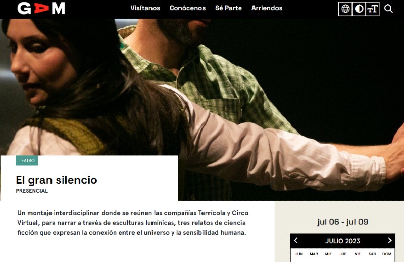 Imagen de la noticia: Cristián Canto, profesor de la Escuela de Diseño y Artes Digitales fue parte de la obra “El Gran Silencio”