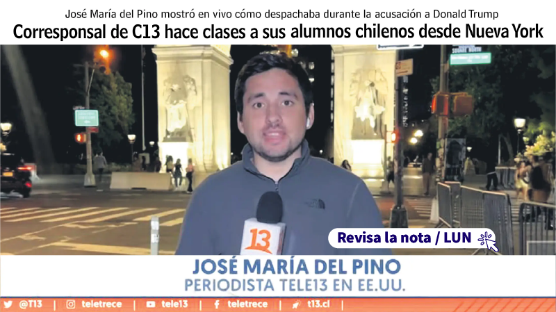 Imagen de la noticia: Las Últimas Noticias destacó historia de profesor de Periodismo UGM que hace clases a sus estudiantes desde Nueva York