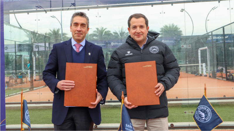 Foto 1 de 8: Universidad Gabriela Mistral firmó convenio de colaboración con la Ciudad Deportiva USS para fomentar el deporte