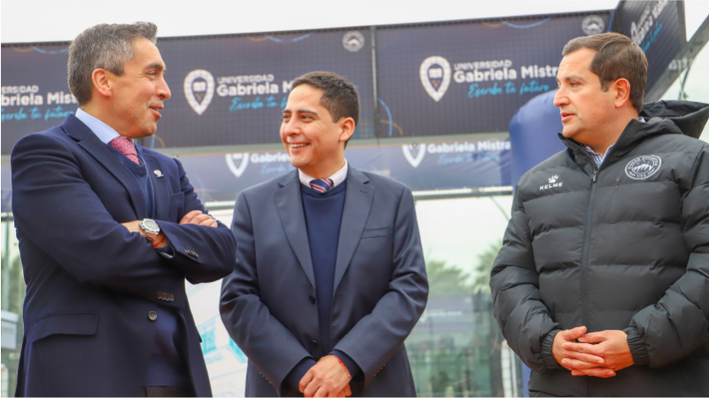 Foto 4 de 8: Universidad Gabriela Mistral firmó convenio de colaboración con la Ciudad Deportiva USS para fomentar el deporte