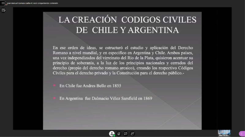 Foto 4 de 6: Estudiantes de la Escuela de Derecho UGM participaron de Clases Espejo junto a la U. de Morón de Argentina