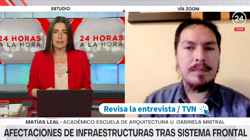 Imagen de la noticia: TVN abordó con arquitecto UGM los desafíos en urbanización tras la emergencia que provocó socavón en borde costero de Viña del Mar