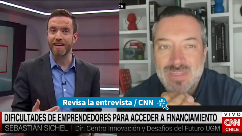 Imagen de la noticia: CNN Chile entrevistó a Sebastián Sichel para analizar los resultados de la 3ª Encuesta Nacional Ecosistema Emprendedor