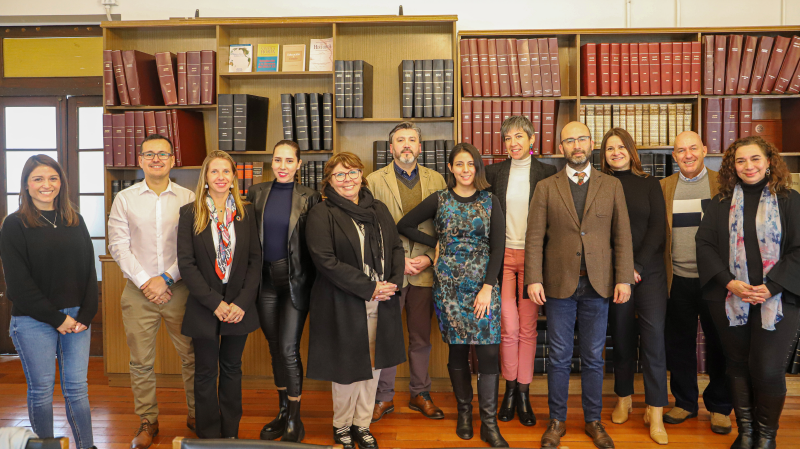 Foto 1 de 10: Representantes de universidades integrantes de la Corporación de Universidades Privadas (CUP) abordaron internacionalización